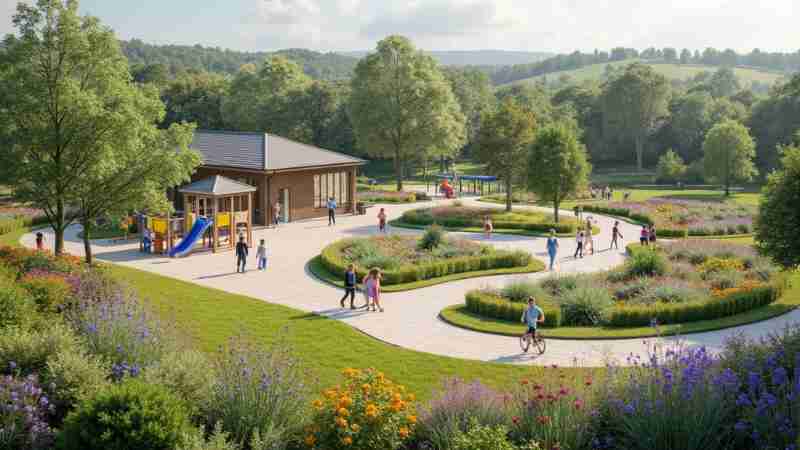 Rossendale's Fairview Recreation Ground Undergoes Transformation, Concept art for illustrative purpose, tags: inclusive play - Monok